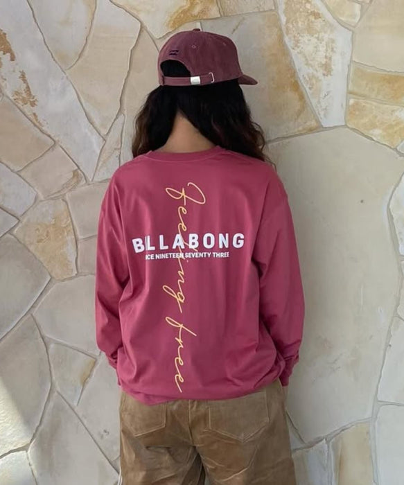 【OUTLET】BILLABONG レディース FEELIN FREE BOY FIT ロンＴ 【BOY FIT】【2025年秋冬モデル】