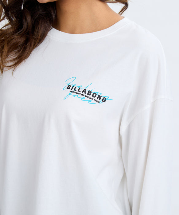 BILLABONG レディース FEELIN FREE BOY FIT  ロンＴ 【2025年秋冬モデル】 SCS / L