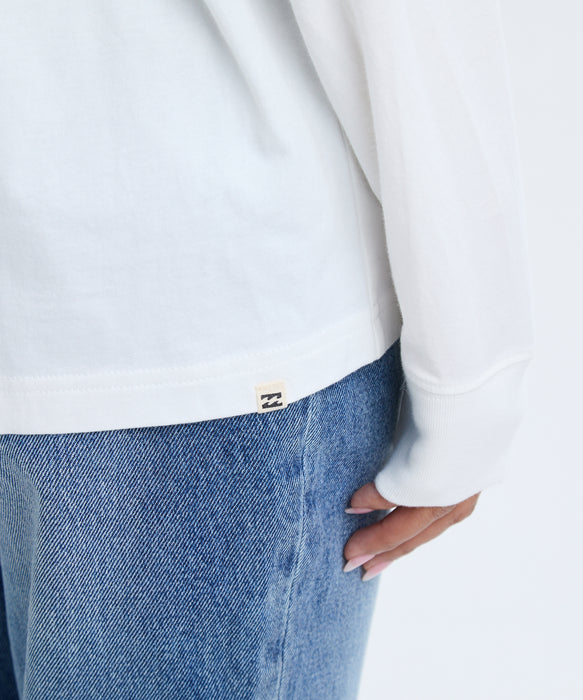 BILLABONG レディース FEELIN FREE BOY FIT  ロンＴ 【2025年秋冬モデル】 SCS / L