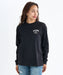 BILLABONG レディース SQUARE LOGO BOY FIT  ロンＴ 【2025年秋冬モデル】 BK2 / L