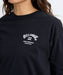 BILLABONG レディース SQUARE LOGO BOY FIT  ロンＴ 【2025年秋冬モデル】 BK2 / L