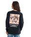 BILLABONG レディース SQUARE LOGO BOY FIT  ロンＴ 【2025年秋冬モデル】 BLK / L