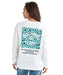 BILLABONG レディース SQUARE LOGO BOY FIT  ロンＴ 【2025年秋冬モデル】 SCS / L