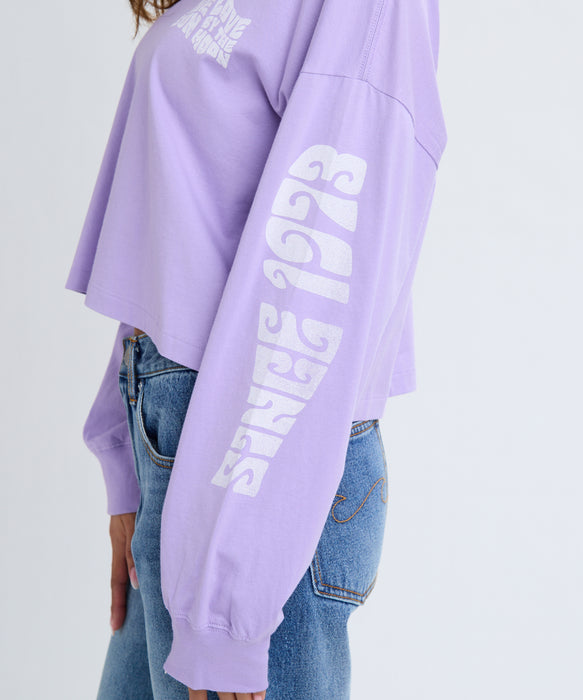 BILLABONG レディース YOU ARE INVITED CROP ロンＴ 【2025年秋冬モデル】 LPU / M