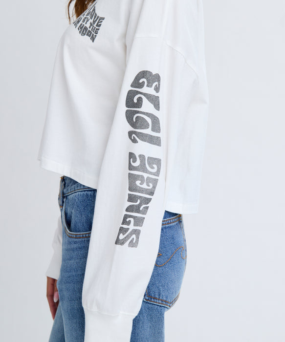 BILLABONG レディース YOU ARE INVITED CROP ロンＴ 【2025年秋冬モデル】 SCS / M