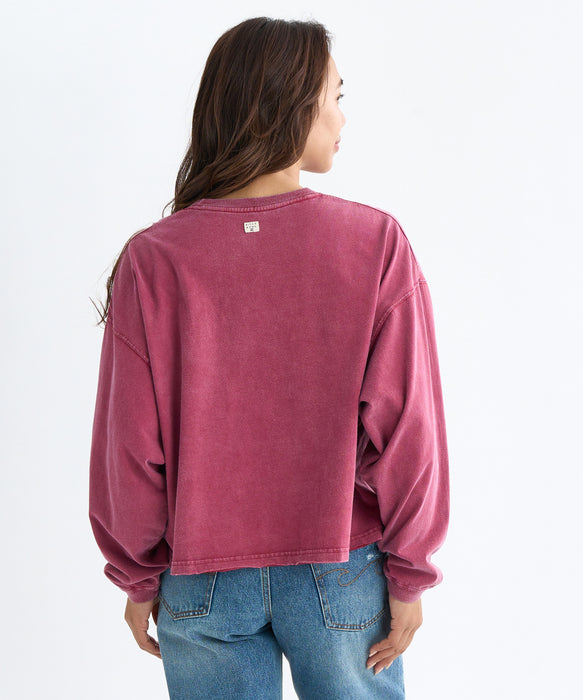 BILLABONG レディース DESERT WANDERING LS ロンT 【WIDE LOOSE