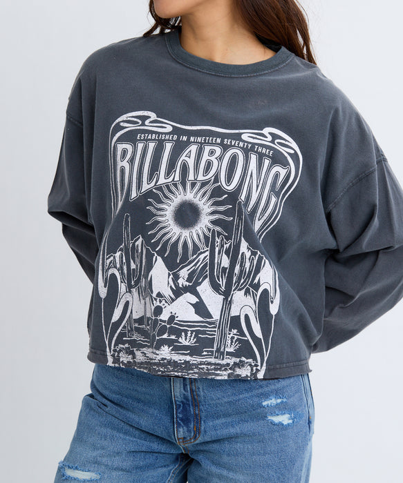 BILLABONG レディース DESERT WANDERING LS ロンT 【WIDE LOOSE