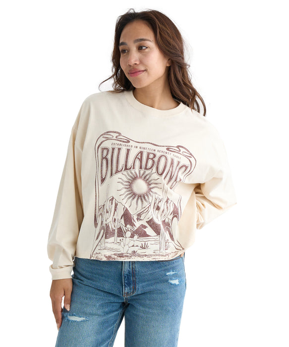 BILLABONG レディース DESERT WANDERING LS ロンT 【WIDE LOOSE
