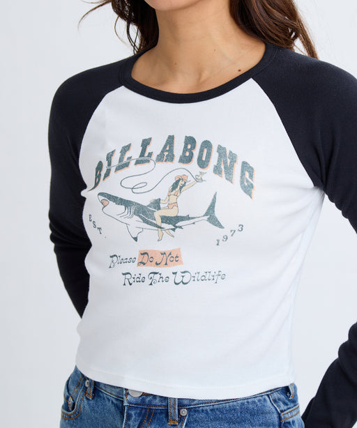 BILLABONG レディース GRAPHIC RAGLAN BABY  ロンＴ 【2025年秋冬モデル】 BPB / M