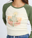 BILLABONG レディース GRAPHIC RAGLAN BABY  ロンＴ 【2025年秋冬モデル】 GNR0 / M