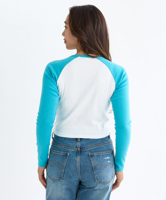 BILLABONG レディース GRAPHIC RAGLAN BABY  ロンＴ 【2025年秋冬モデル】 MAB / M