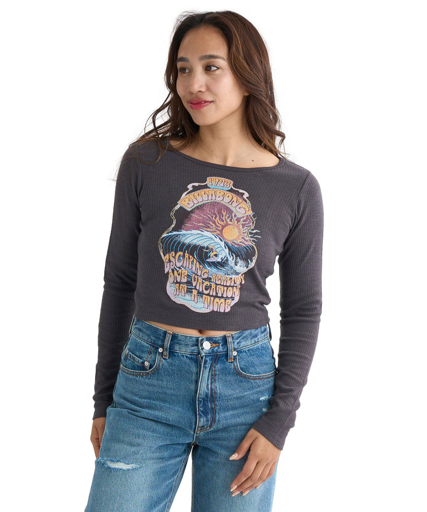 OUTLET】BILLABONG レディース GRAPHIC BABY FIT LS ロンT 【BABY FIT