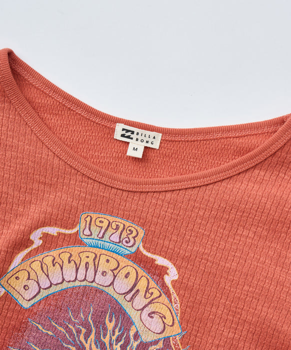 BILLABONG レディース GRAPHIC BABY FIT LS ロンT 【BABY FIT