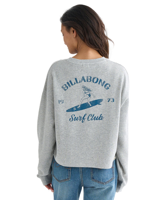 BILLABONG レディース CATCH FEELINGS LS TE ロンＴ 【2025年秋冬モデル】 HGR / L