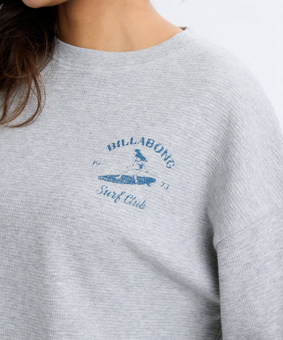 BILLABONG レディース CATCH FEELINGS LS TE ロンＴ 【2025年秋冬モデル】 HGR / L