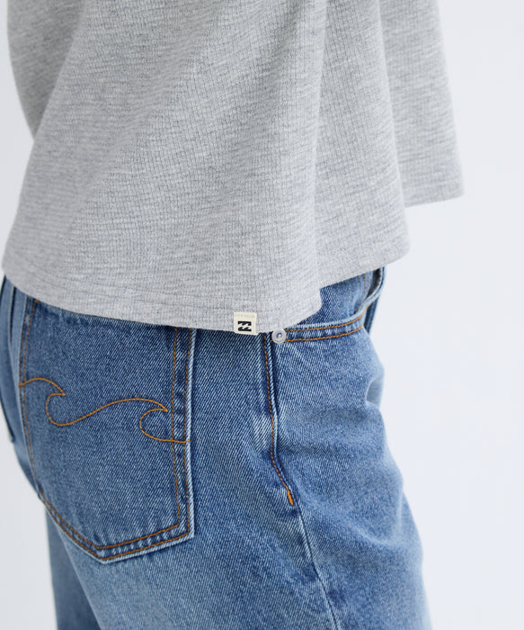 BILLABONG レディース CATCH FEELINGS LS TE ロンＴ 【2025年秋冬モデル】 HGR / L
