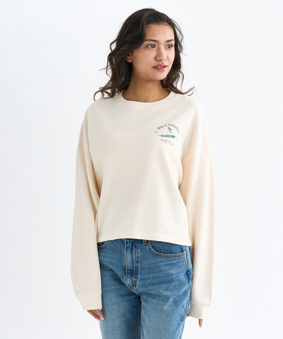 BILLABONG レディース CATCH FEELINGS LS TE ロンＴ 【2025年秋冬モデル】 WCP / L