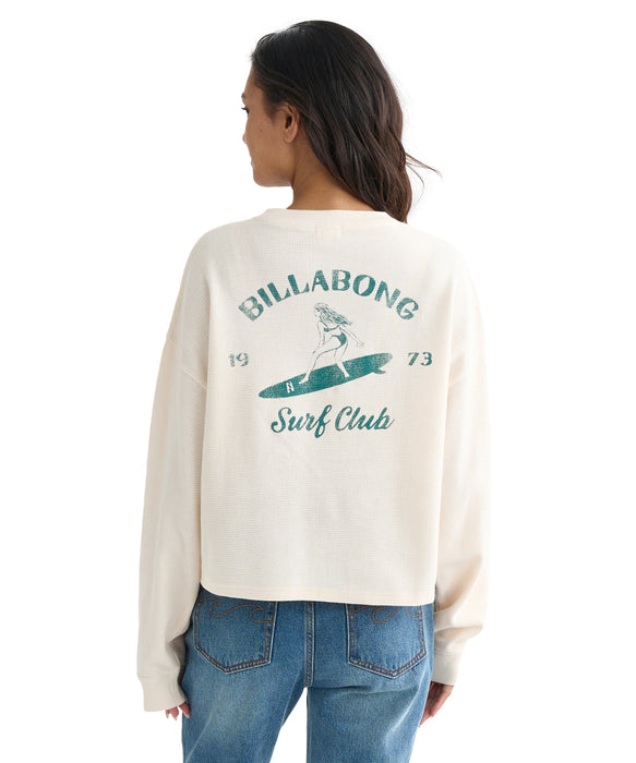 BILLABONG レディース CATCH FEELINGS LS TE ロンＴ 【2025年秋冬モデル】 WCP / L