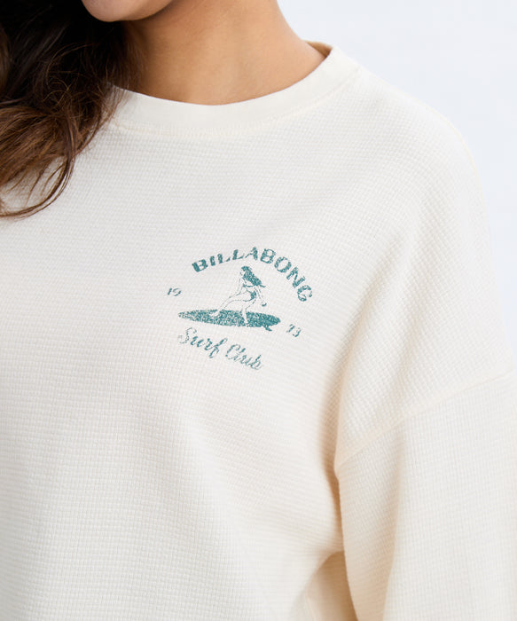 BILLABONG レディース CATCH FEELINGS LS TE ロンＴ 【2025年秋冬モデル】 WCP / L