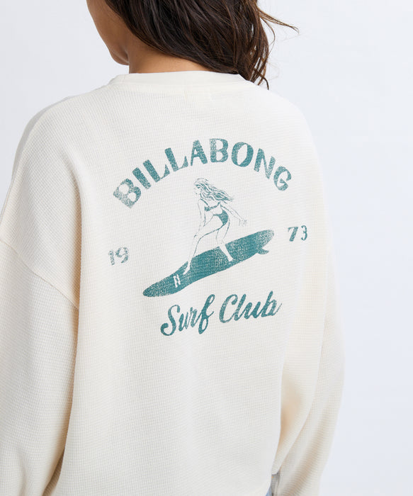 BILLABONG レディース CATCH FEELINGS LS TE ロンＴ 【2025年秋冬モデル】 WCP / L