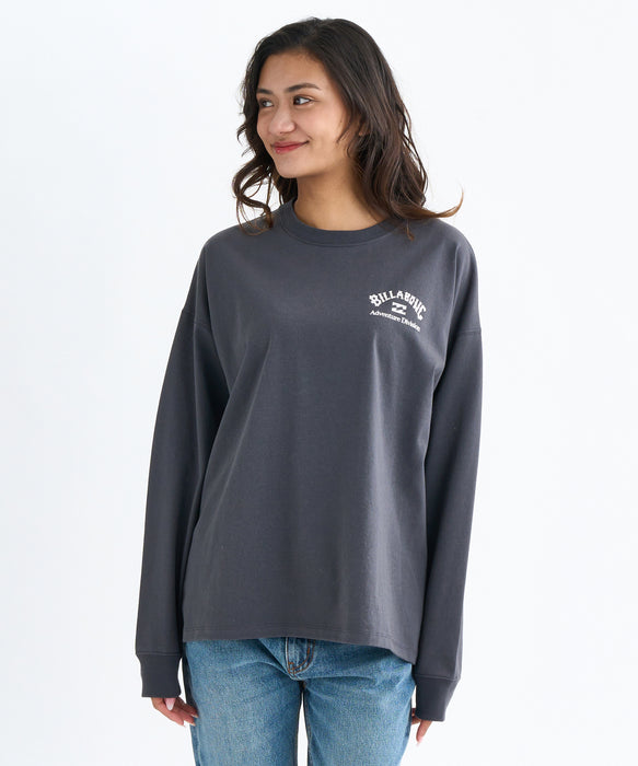 BILLABONG レディース ADIV LOGO WARM LS TE ロンＴ 【2025年秋冬モデル】 BSD / L