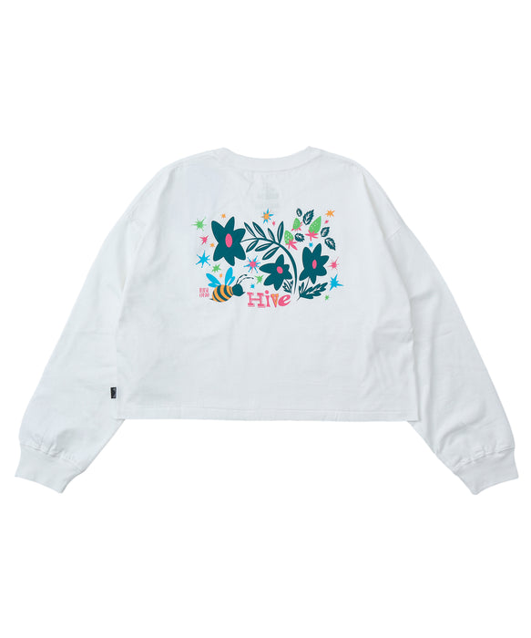 BILLABONG レディース BEEHIVE LS TEE ロンＴ 【2025年秋冬モデル】 SCS / L