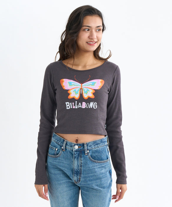 BILLABONG レディース 【LUISE ONO】BUTTERFLY LS TEE ロンT