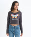 BILLABONG レディース BUTTERFLY LS TEE ロンＴ 【2025年秋冬モデル】 OFB / L