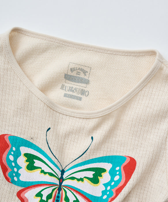 BILLABONG レディース BUTTERFLY LS TEE ロンＴ 【2025年秋冬モデル】 WCP / L
