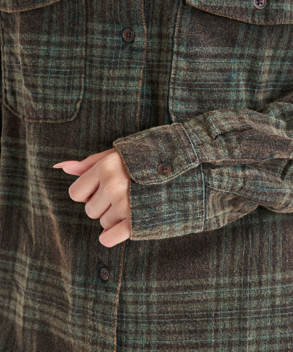 BILLABONG レディース COASTAL BR 長袖シャツ 【2025年秋冬モデル】