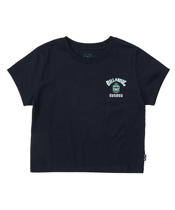 BILLABONG レディース ENODEN BABY FIT TEE Tシャツ 【2025年秋冬モデル】 BLK / M