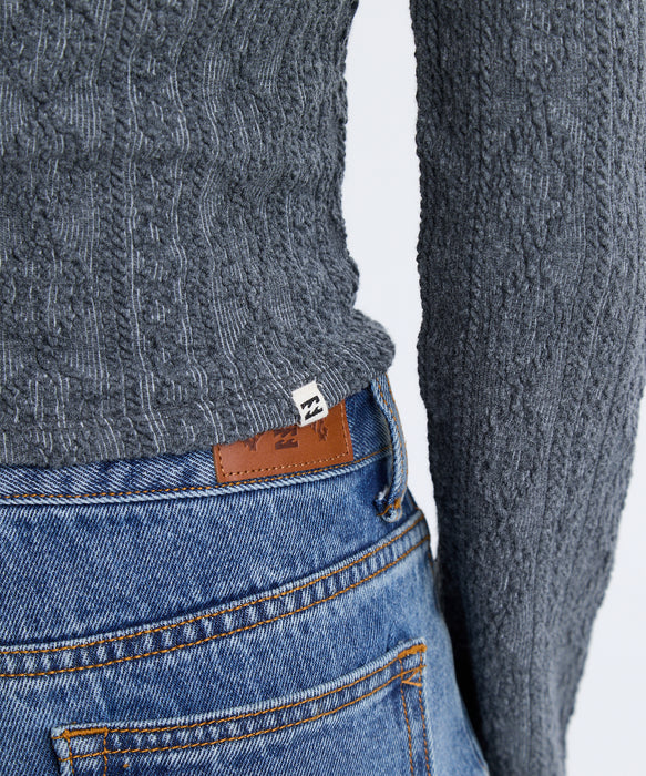 BILLABONG レディース KNIT LIKE BABY FIT L セーター 【2025年秋冬モデル】 BKH / M