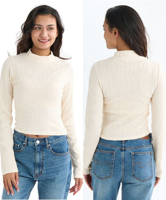 【OUTLET】BILLABONG レディース KNIT LIKE BABY FIT L セーター 【2025年秋冬モデル】