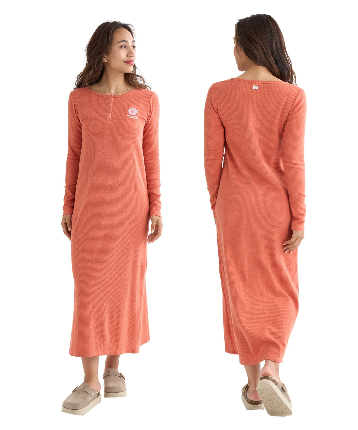 SALE】【SALE】BILLABONG レディース BABY FIT LS TEE ONEP ワンピース