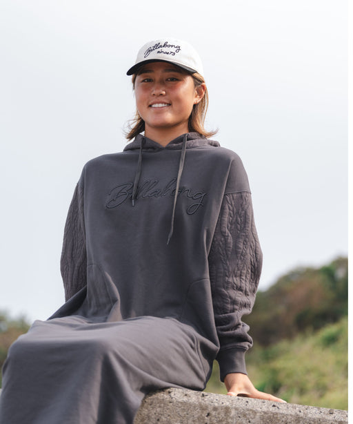 OUTLET】BILLABONG レディース QUILT MIX HOODED ONE ワンピース OUTLET】BILLABONG レディース QUILT MIX HOODED ONE ワンピース