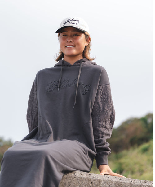 OUTLET】BILLABONG レディース QUILT MIX HOODED ONE ワンピース