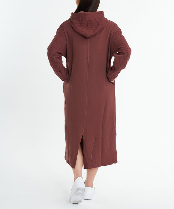 【SALE】BILLABONG レディース QUILT MIX HOODED ONE ワンピース 【2025年秋冬モデル】