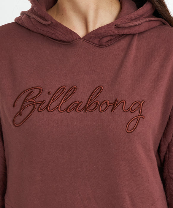 【SALE】BILLABONG レディース QUILT MIX HOODED ONE ワンピース 【2025年秋冬モデル】