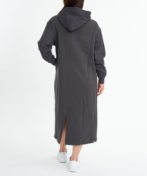 【SALE】BILLABONG レディース QUILT MIX HOODED ONE ワンピース 【2025年秋冬モデル】