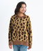 BILLABONG レディース LEOPARD JQ CREW SWEA セーター 【2025年秋冬モデル】 ESP / M