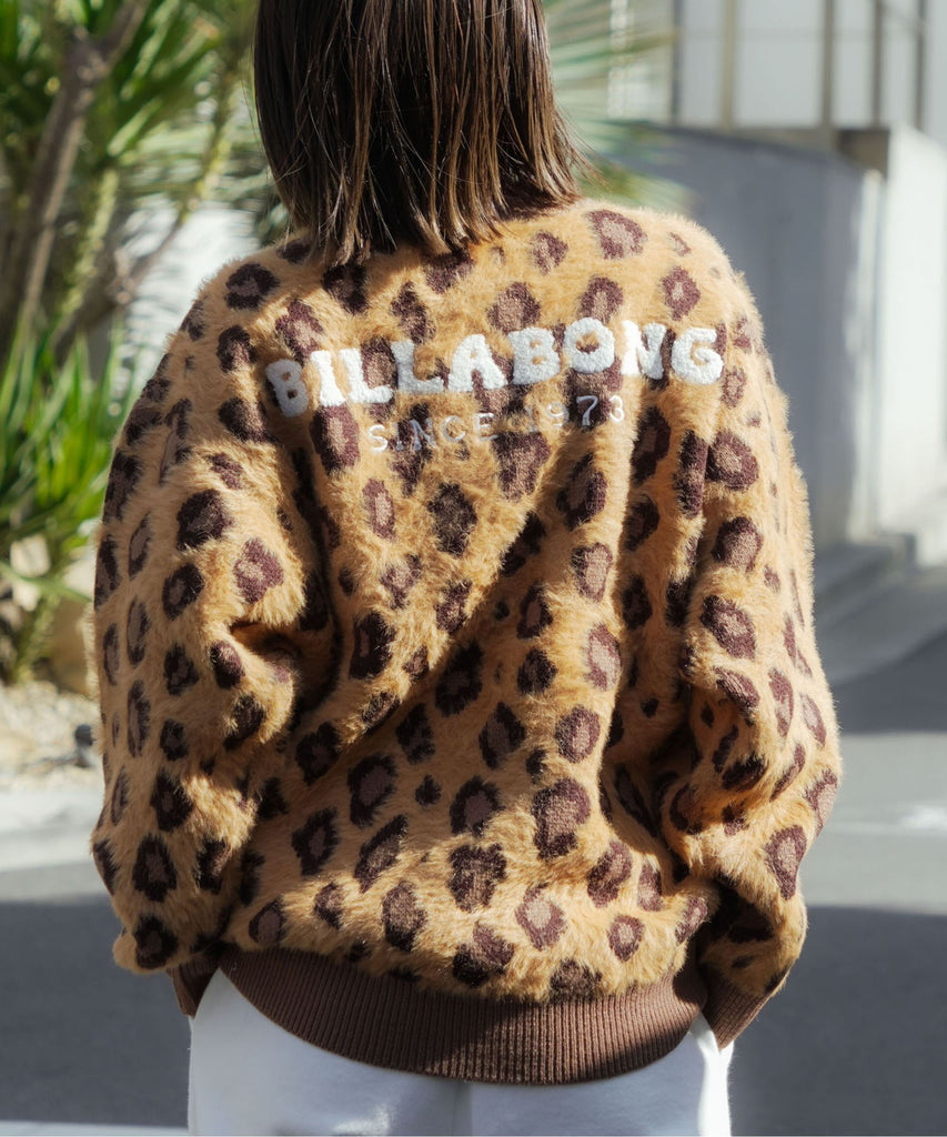 SALE】BILLABONG レディース LEOPARD JQ CREW セーター 【2025年秋冬