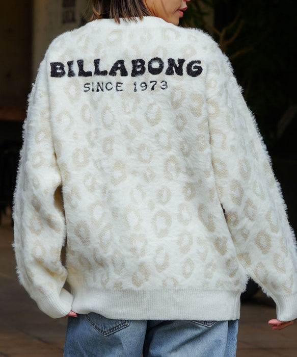 BILLABONG レディース LEOPARD JQ CREW セーター 【2025年秋冬モデル】