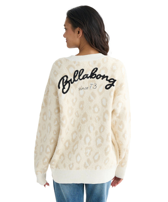 BILLABONG レディース LEOPARD JQ CADI セーター 【2025年秋冬モデル】