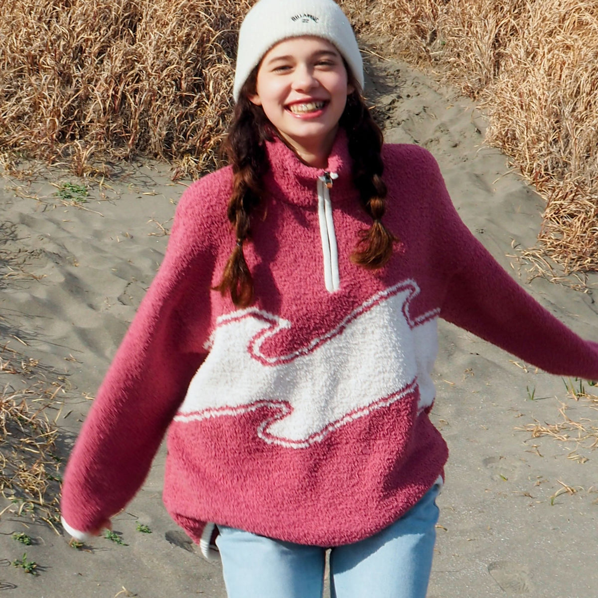 BILLABONG レディース WAVE JQ MOKOMOKO HAL セーター 【2025年秋冬