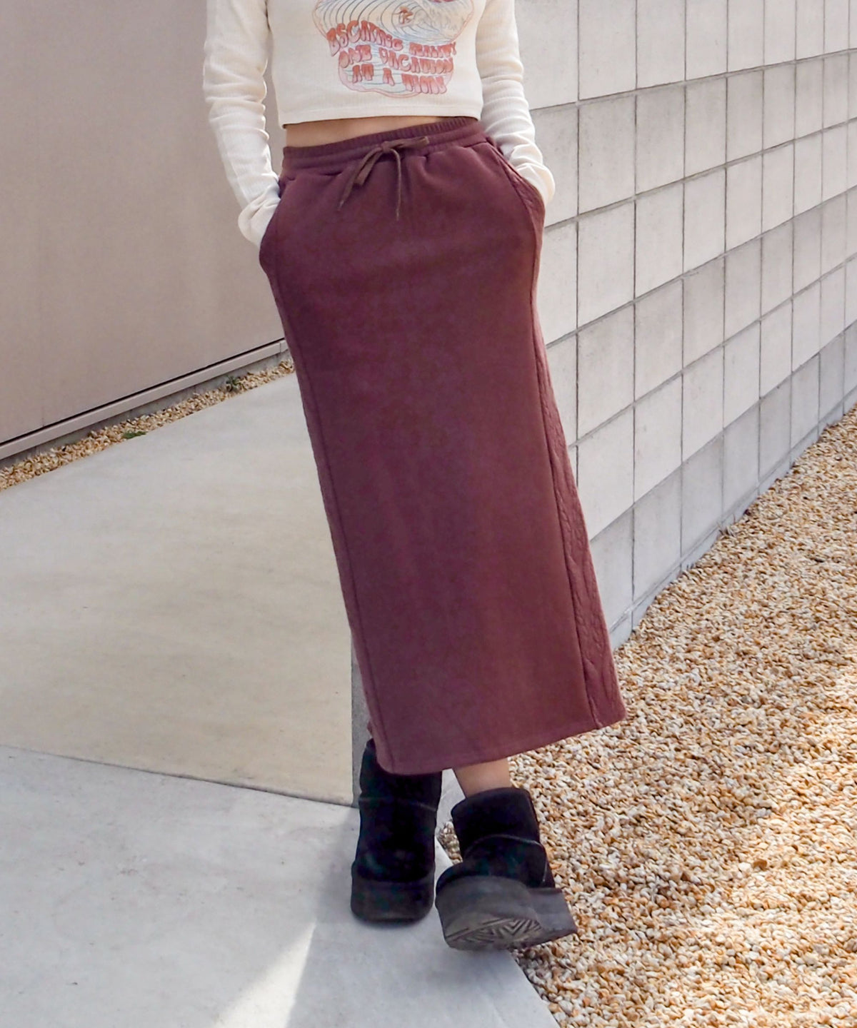 SALE】BILLABONG レディース QUILT MIX LONG SKIRT スカート 【2025年