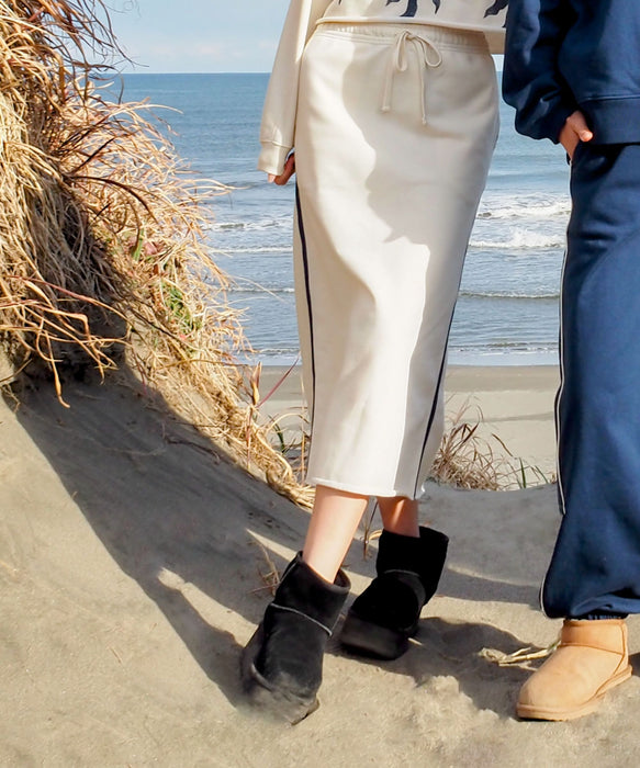 【OUTLET】BILLABONG レディース 【SURF CAMP】吸水速乾 TRIPLE PALMS SWEAT スカート 【2025年秋冬モデル】
