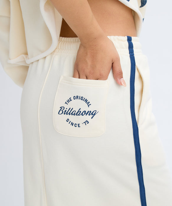 BILLABONG レディース TRIPLE PALMS SWEAT L スカート 【2025年秋冬モデル】 WCP / L