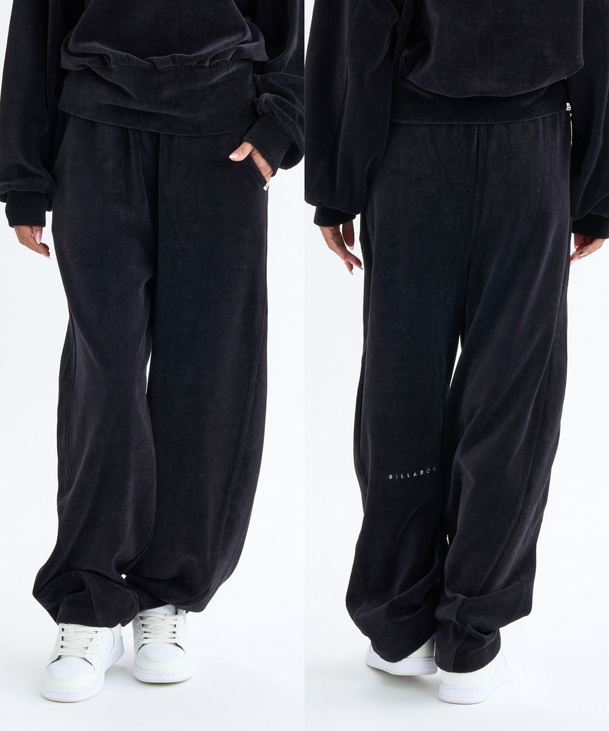 SALE】BILLABONG レディース KNIT VELOURS × RIB ロングパンツ 【2025