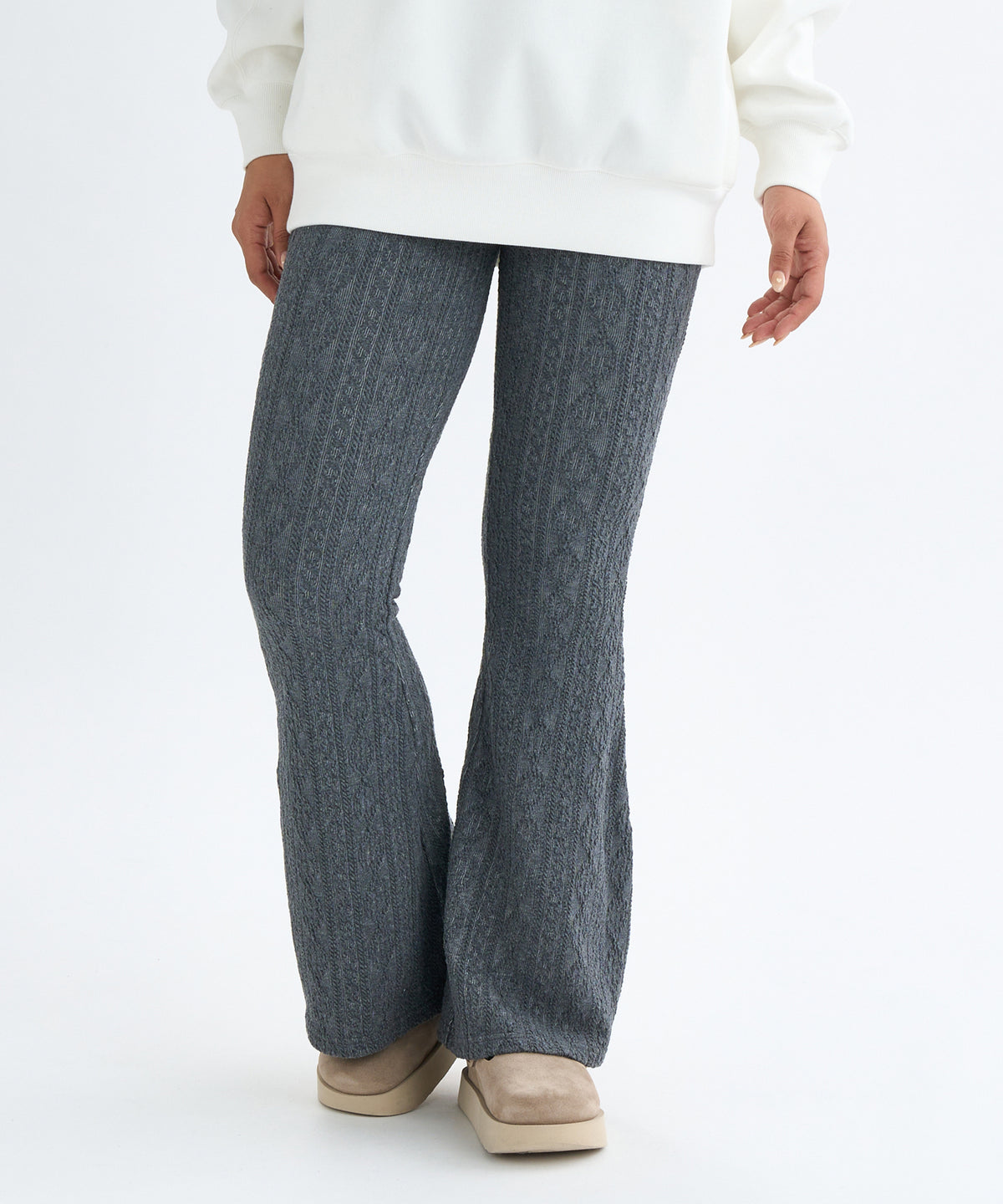 SALE】【SALE】BILLABONG レディース KNIT LIKE FLARE LEGG ロング