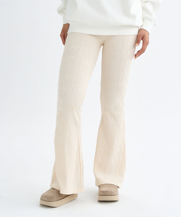 BILLABONG レディース スノーパンツ 【22-23モデル】S BILLABONG レディース KNIT LIKE FLARE LEGG ロングパンツ
